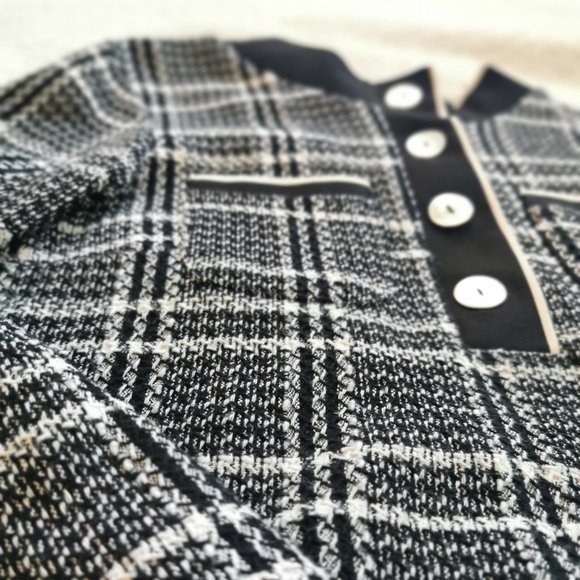 ZARA tweed VEST BOMBER S - Picture 4 of 5